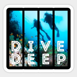 Dive Deep Sticker